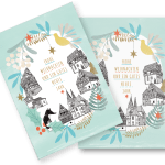 Postkarte Romantische Weihnacht edition dreiklein